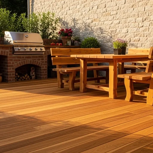 Доска террасная лиственница гладкая 34*140*2000, сорт Э (0,28м2)