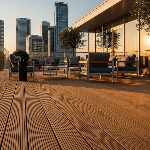 Доска террасная лиственница вельвет 28*120*2000, сорт АВС (0,24м2)