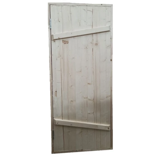 Дверь 40*600*1750 хвоя банная коробка на клиньях